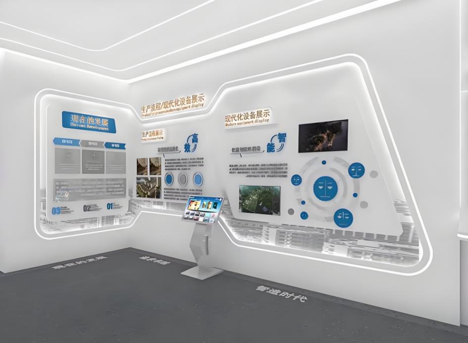 服裝企業(yè)文化展廳設(shè)計效果圖案例